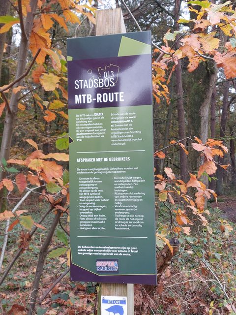MTB-route Tilburg, Noord-Brabant — foto 2